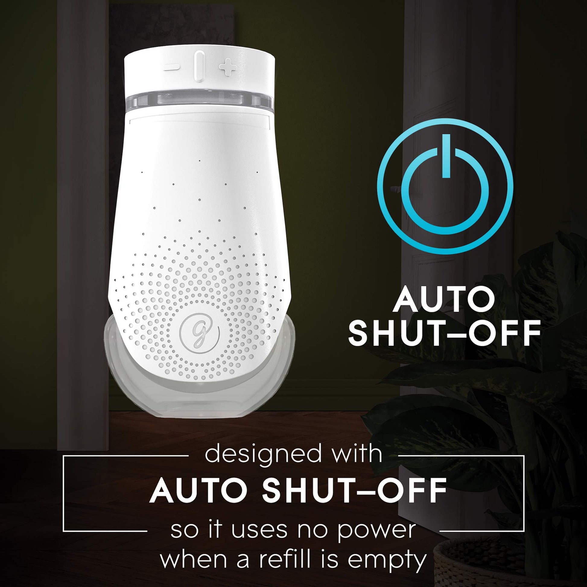 Glade Plugin Plus Air Freshener Starter Kit, Scented Oil For Home And Bathroom, Aqua Waves, 0.67 Fl Oz, 1 Warmer + 1 Refill