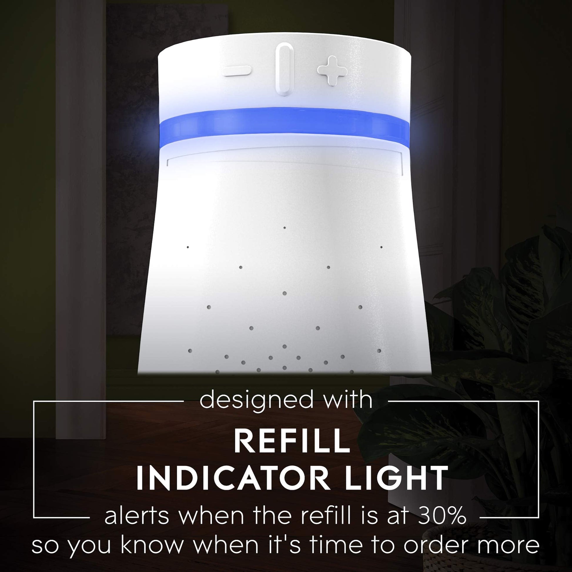 Glade Plugin Plus Air Freshener Starter Kit, Scented Oil For Home And Bathroom, Aqua Waves, 0.67 Fl Oz, 1 Warmer + 1 Refill