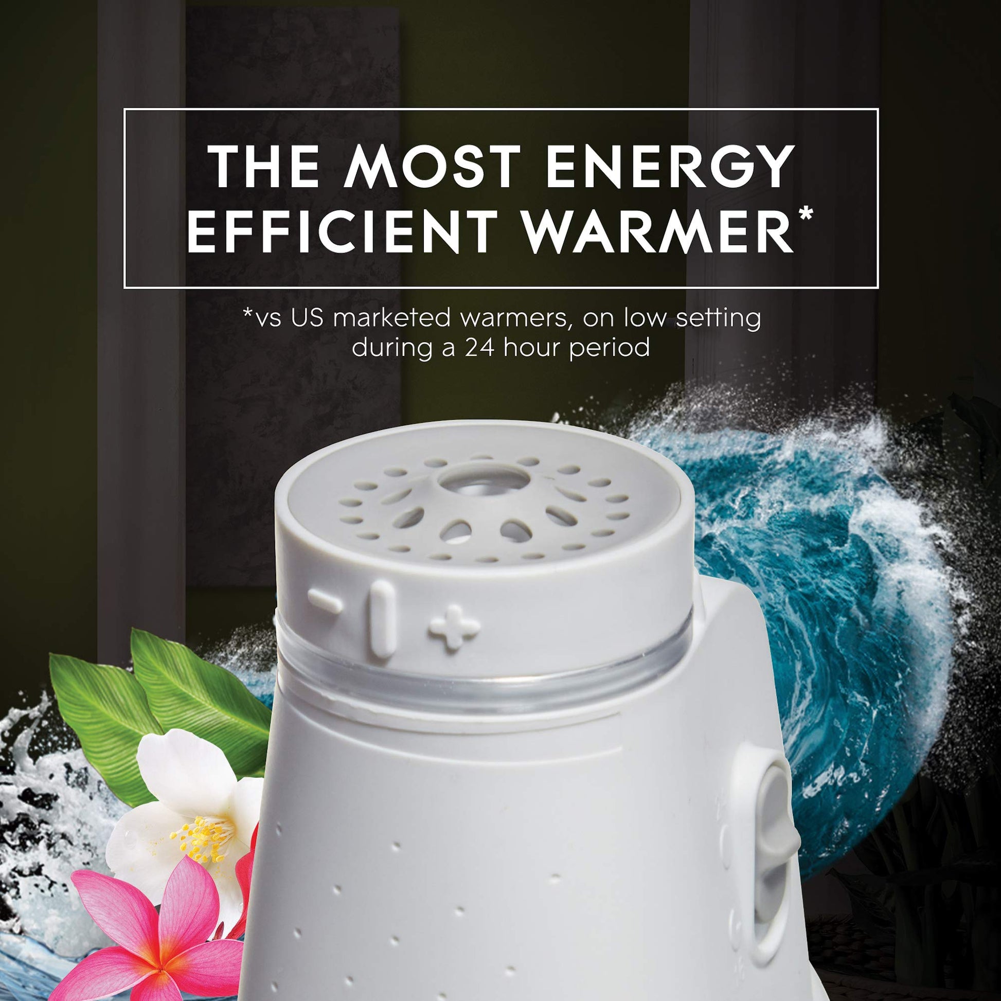 Glade Plugin Plus Air Freshener Starter Kit, Scented Oil For Home And Bathroom, Aqua Waves, 0.67 Fl Oz, 1 Warmer + 1 Refill