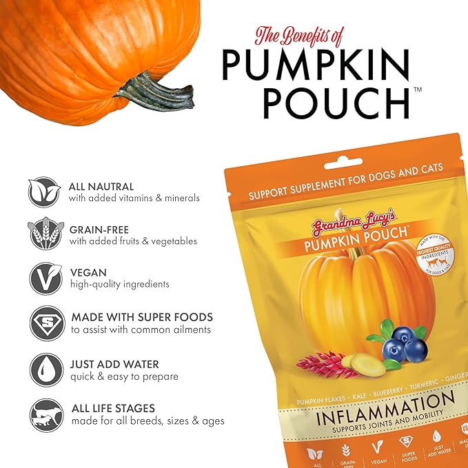 Grandma Lucy’s pumpkin pouch - inflammation 6oz