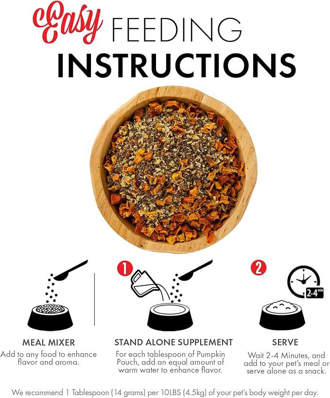 Grandma Lucy’s pumpkin pouch - skin and coat 6oz