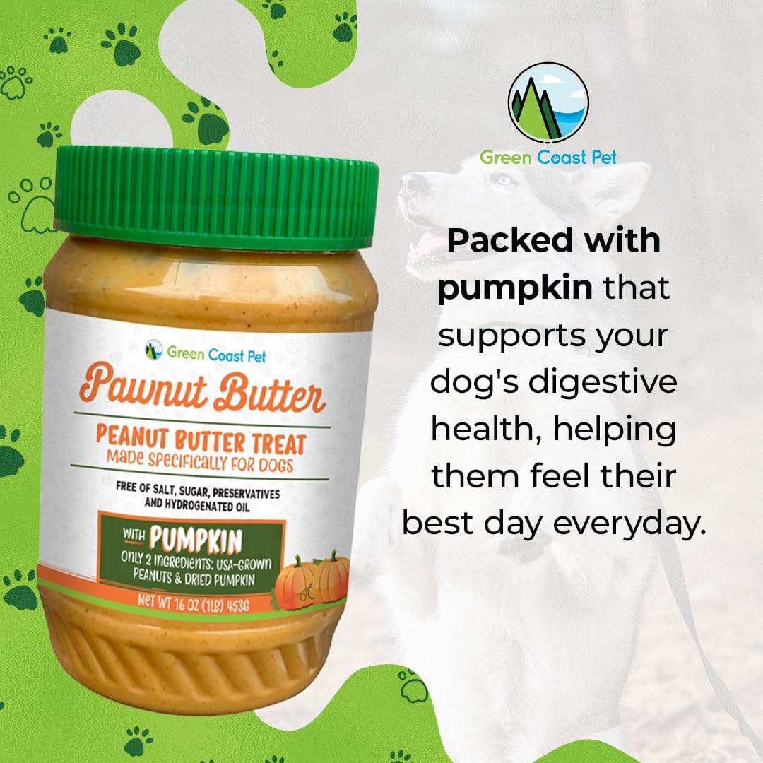 Green coast pet pawnut butter peanut butter treats for dogs
