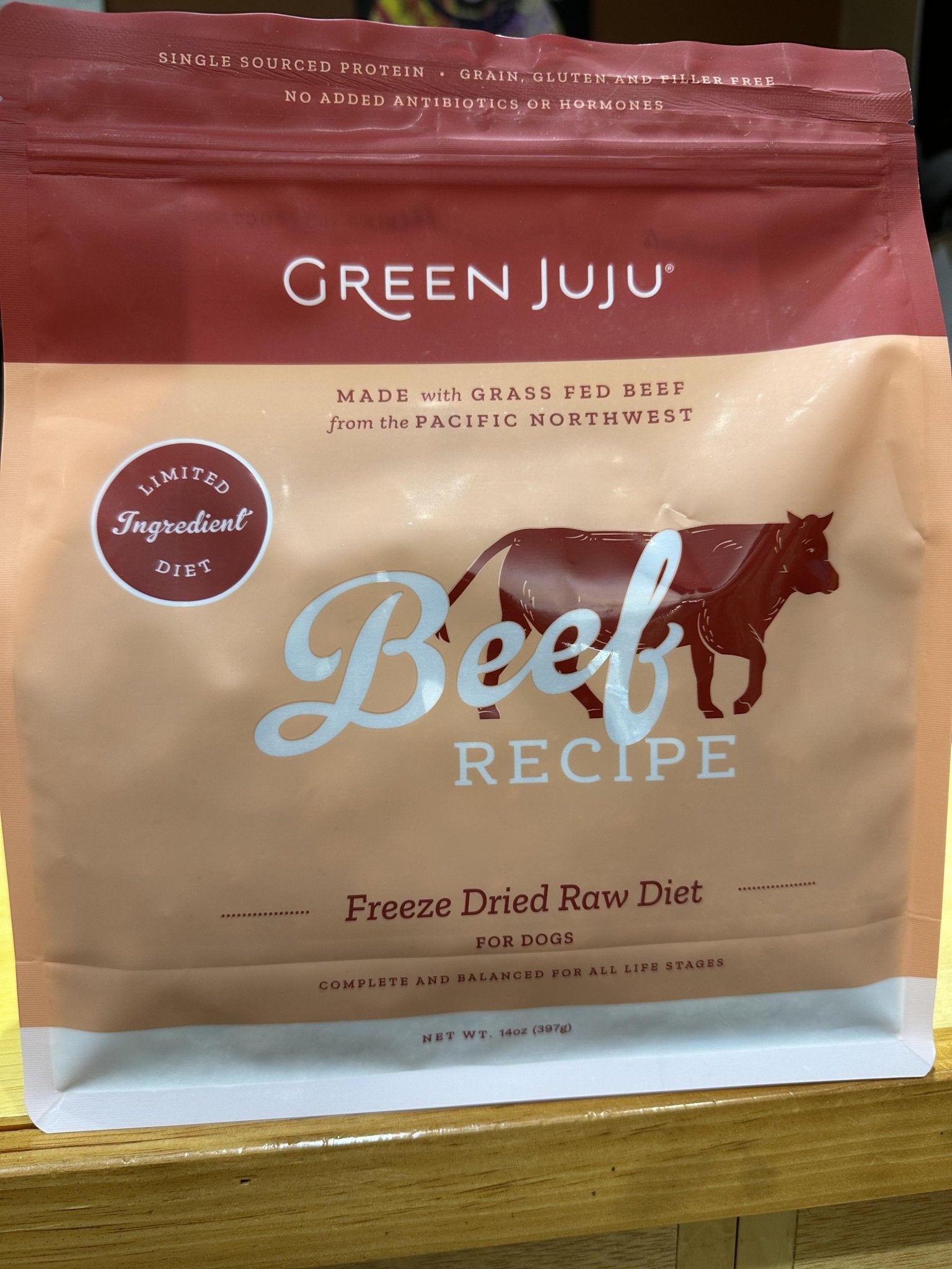 Green juju beef recipe freeze dried - 14 oz
