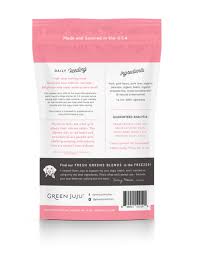 Green juju pork pink freeze dried whole food bites dogs & cats 3oz treats