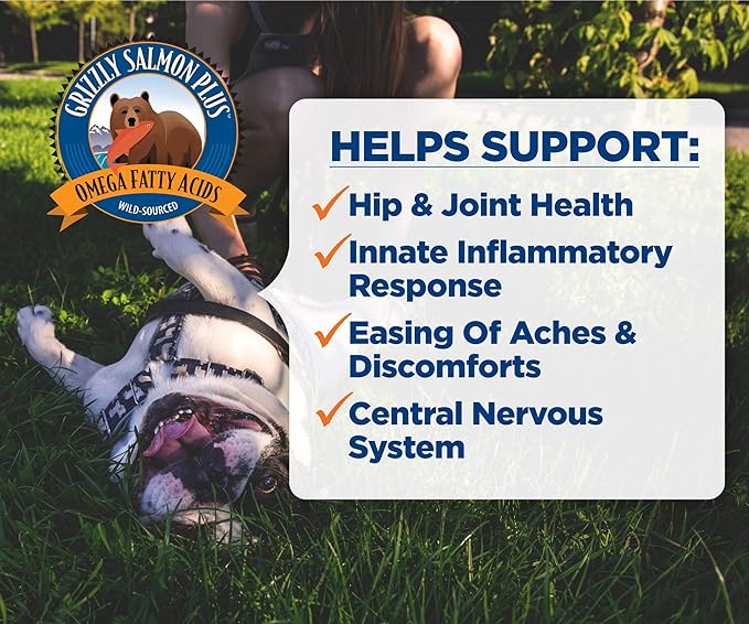 Grizzly omegas wild Alaskan salmon supplement