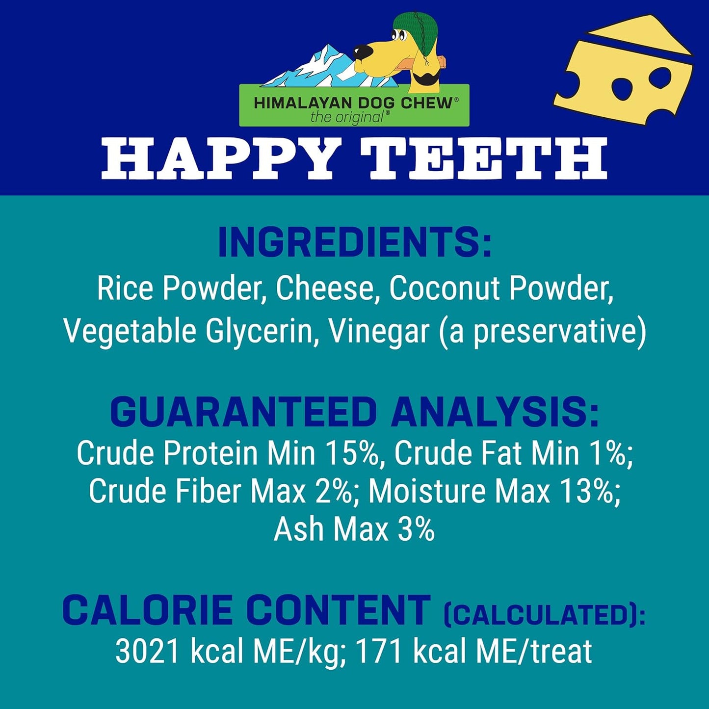 Happy teeth Himalayan dog chew cheese all sizes
