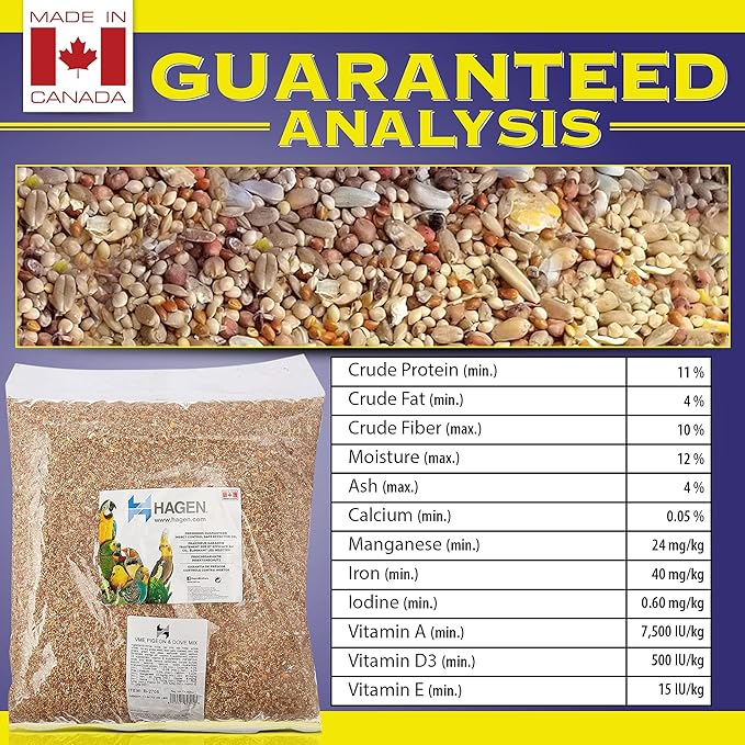 Hari Hagen Seed Blend Budgie Bird Food, 25 - lb bag