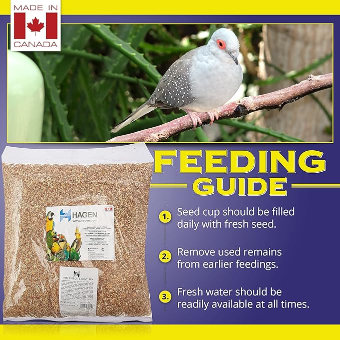 Hari Hagen Seed Blend Budgie Bird Food, 25 - lb bag