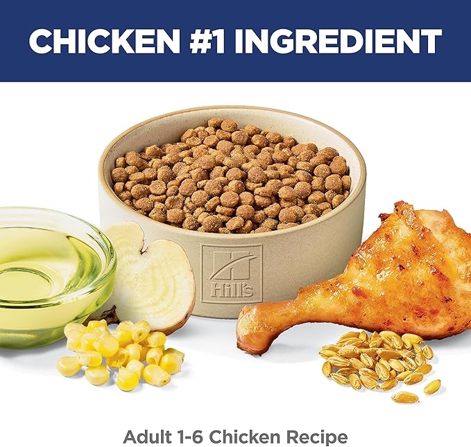 Hills science diet adult 1 - 6 dry cat food kibble 4 lbs 6797