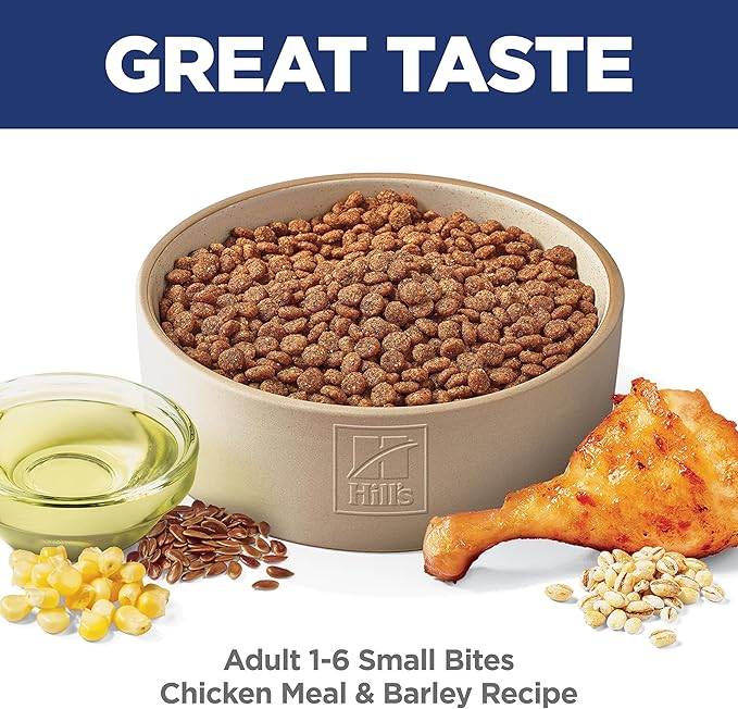 Hill's Science Diet Adult Small Bites Chicken & Barley Recipe Dry Dog Food, 35 - lb bag