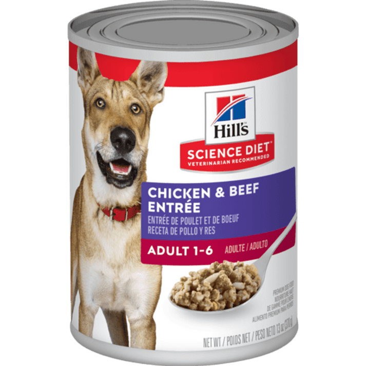 Hills science diet - chicken and beef entree for dogs