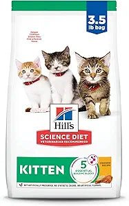 Hills science diet kitten cat food 3.5lbs dry kibble 7123
