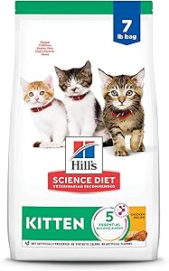 Hills science diet kitten dry kitten food kibble 7lbs 9391