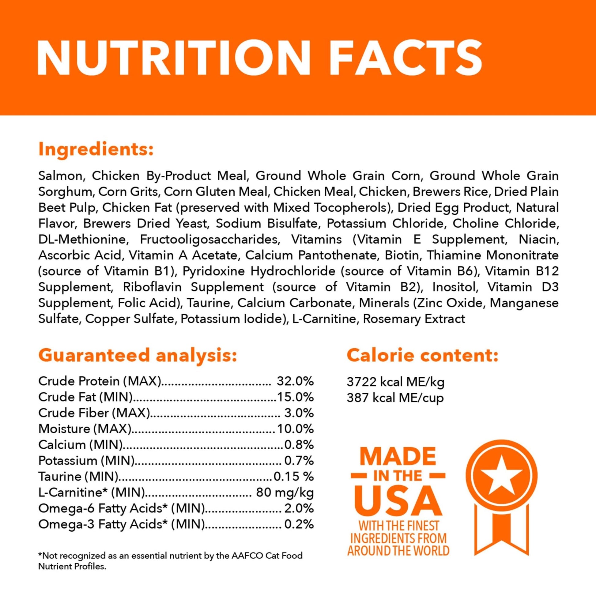 Iams Proactive Health Adult Healthy Dry Cat Food with Salmon – 3.5 lbs