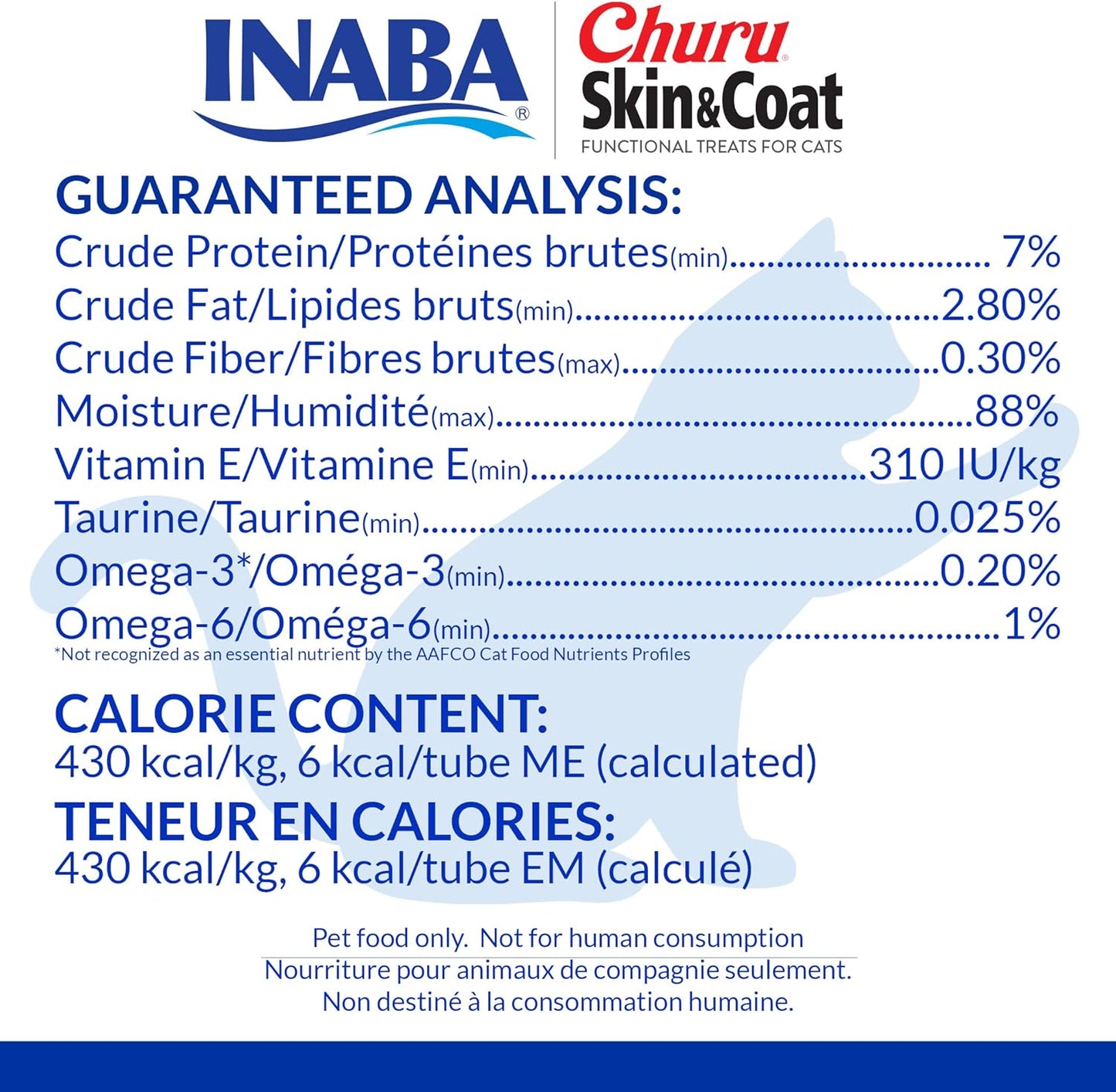 Inaba Churu skin and coat chicken recipe 4 count