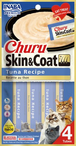 Inaba Churu skin and coat tuna recipe 4 count