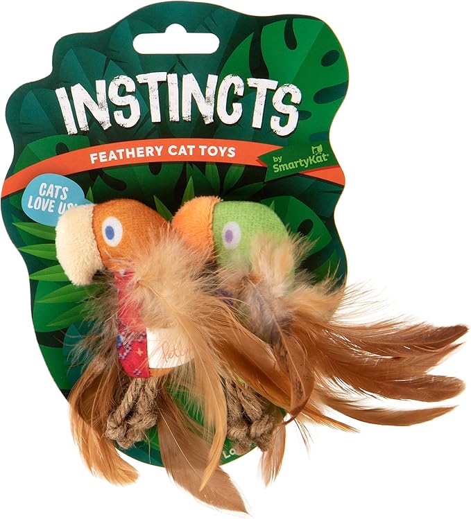 Instincts feathery cat toy