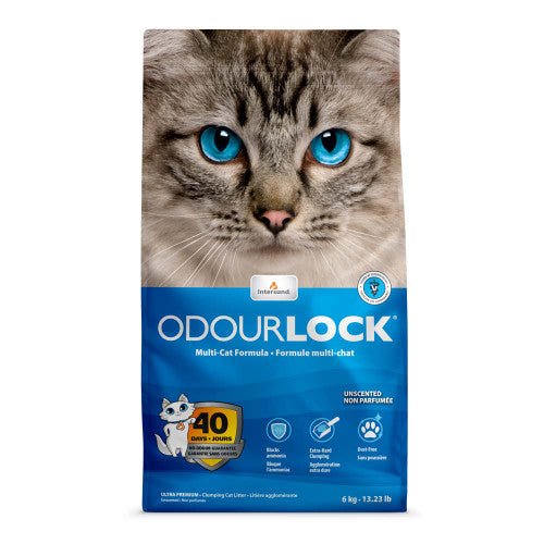 Intersand odorlock multi cat formula unscented 13lbs cat litter