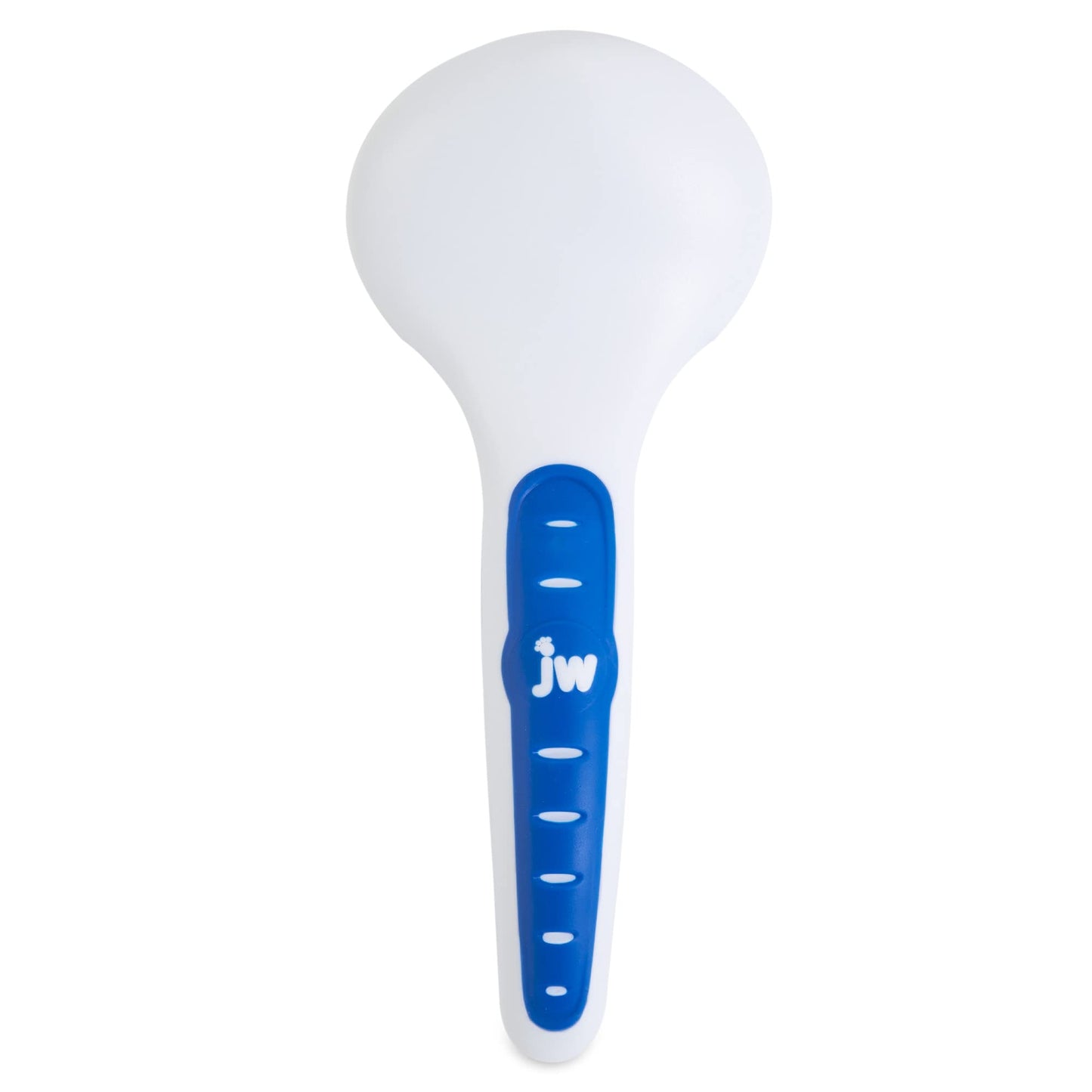 JW Petmate GripSoft Cat Brush, White/Blue, 2 Pack (Ideal for Long & Short Haired Cats, Undercoat Removal)
