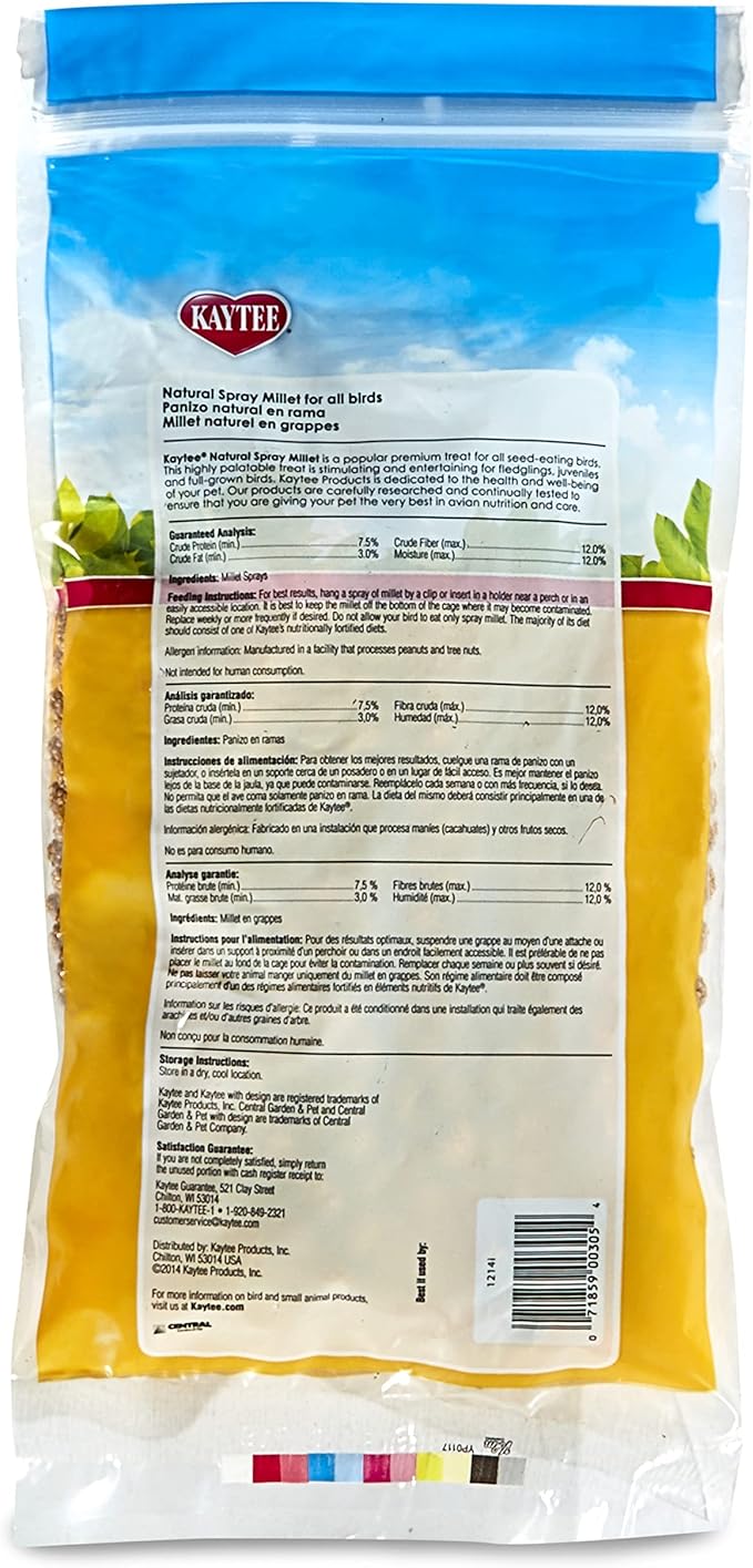 Kaytee natural spray millet 7oz