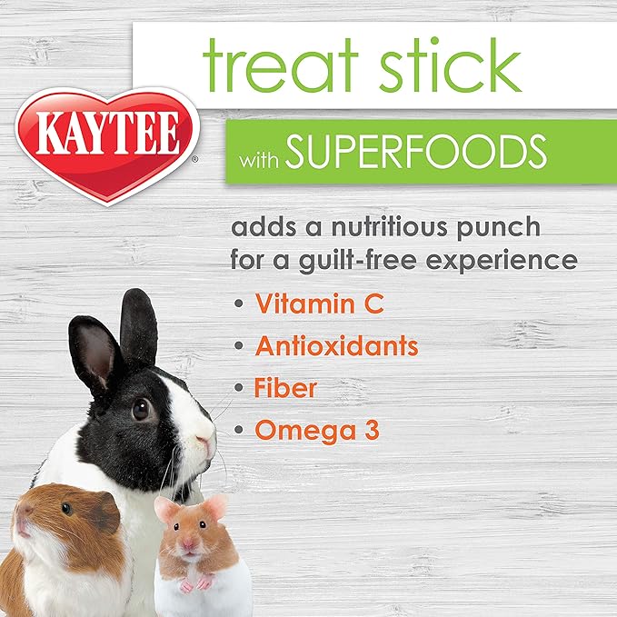 Kaytee treat stick flax and strawberry
