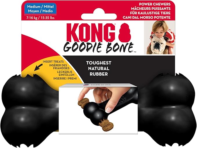Kong goodie rubber dog bone