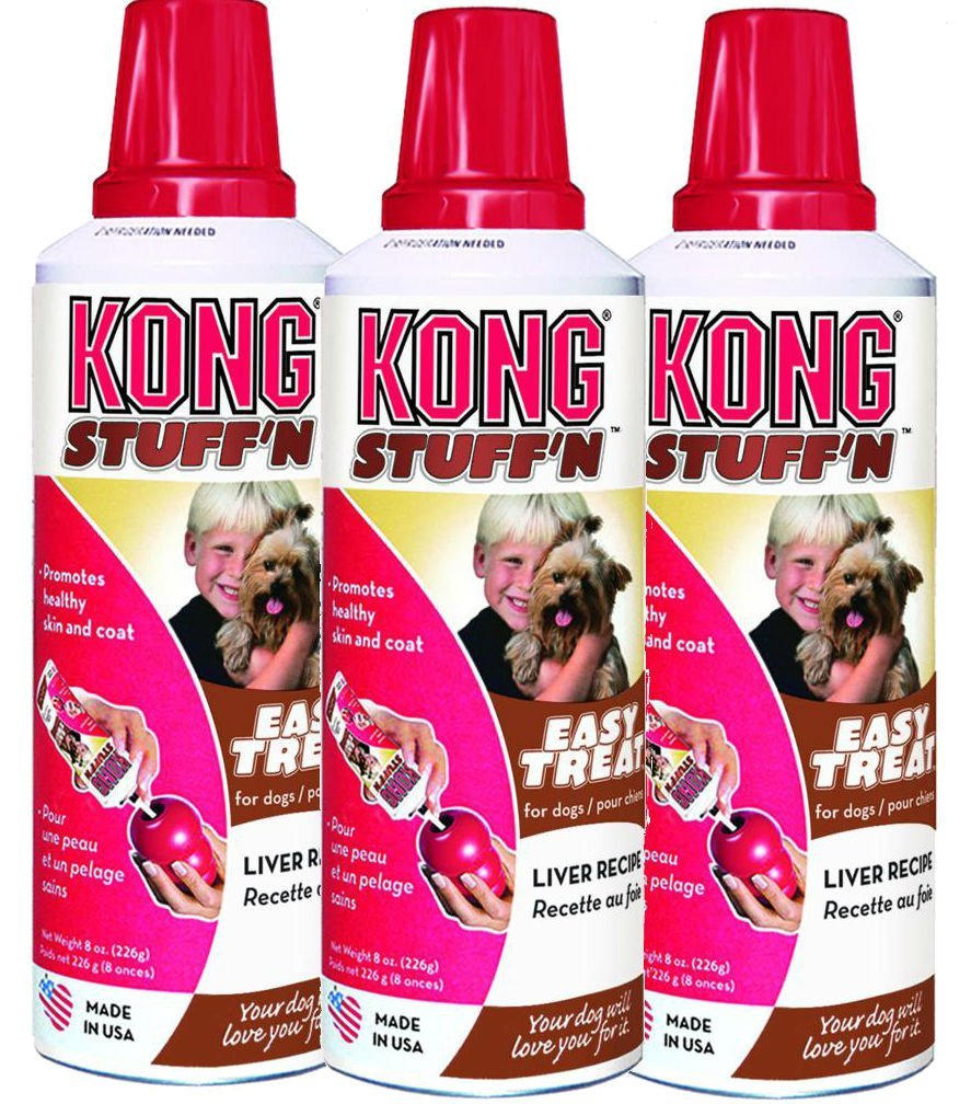 Kong Liver Paste Treat dog treat canister 8oz