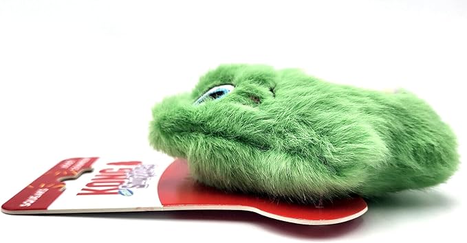 Kong mini snuzzles XS mini frog dog toy plush squeaky