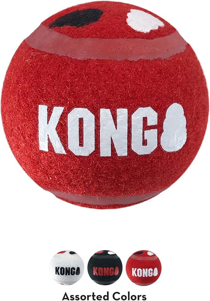 Kong sport signature balls 3pk dog balls small