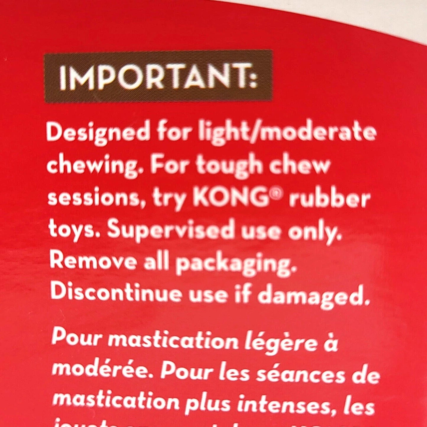 Kong teddy knots small dog toy