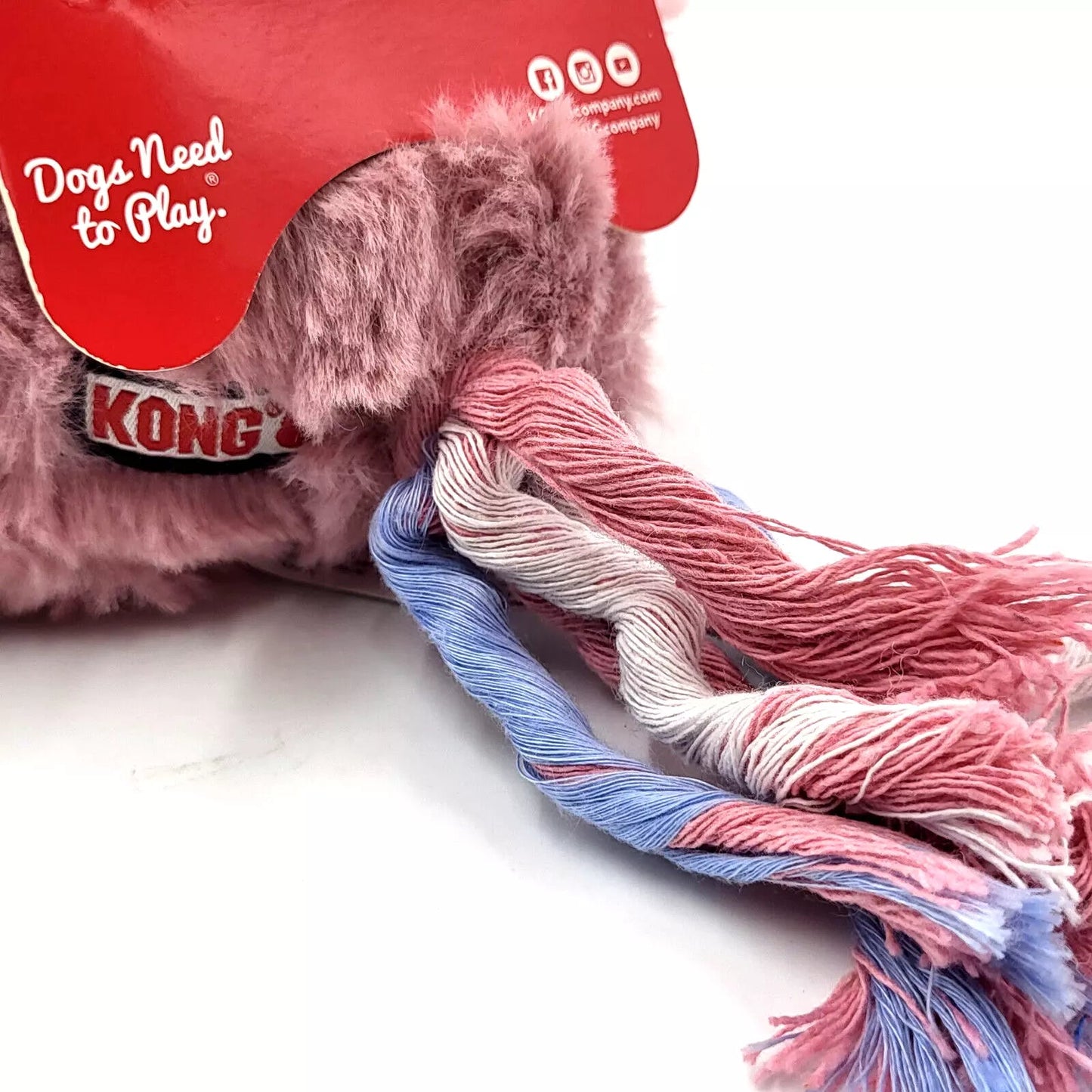 Kong teddy knots small dog toy