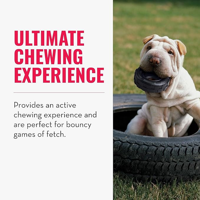 Kong tires medium large power chewers dog toy