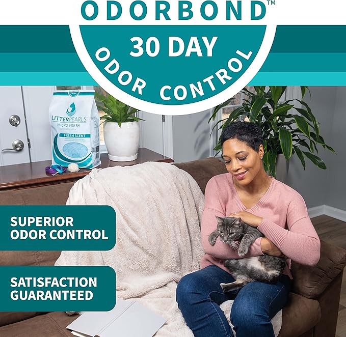 Litter pearls micro fresh crystal cat litter