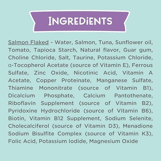 Love nala salmon recipe in broth flaked dinner wet canned cat food 2.8oz