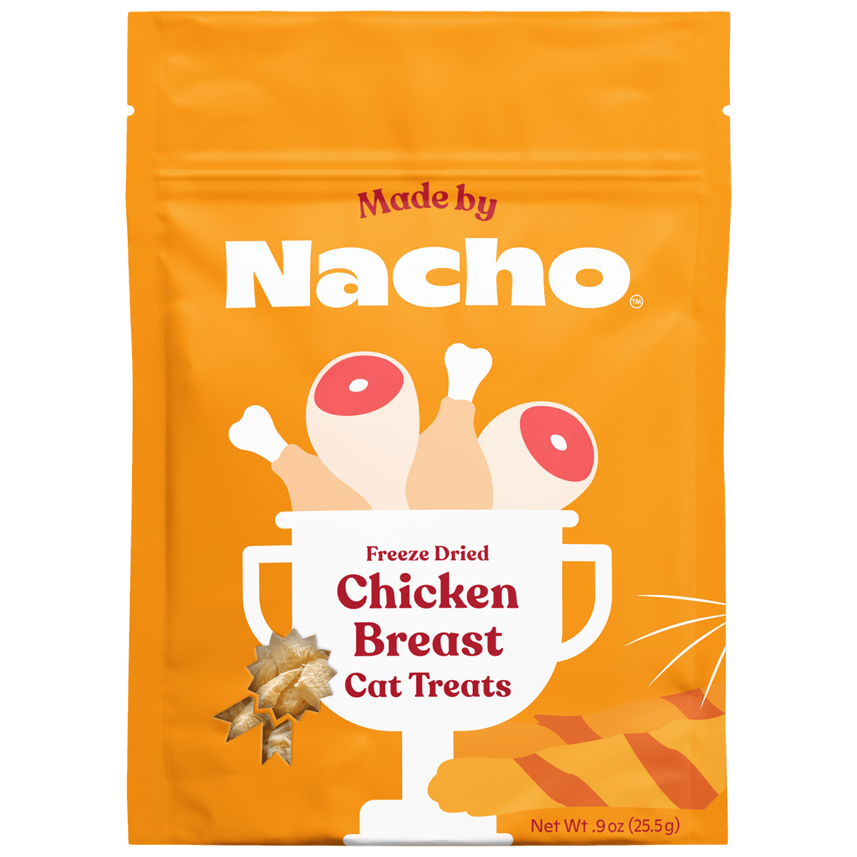 Made by Nacho Freeze Dried Chicken Breast Cat Treats .9oz