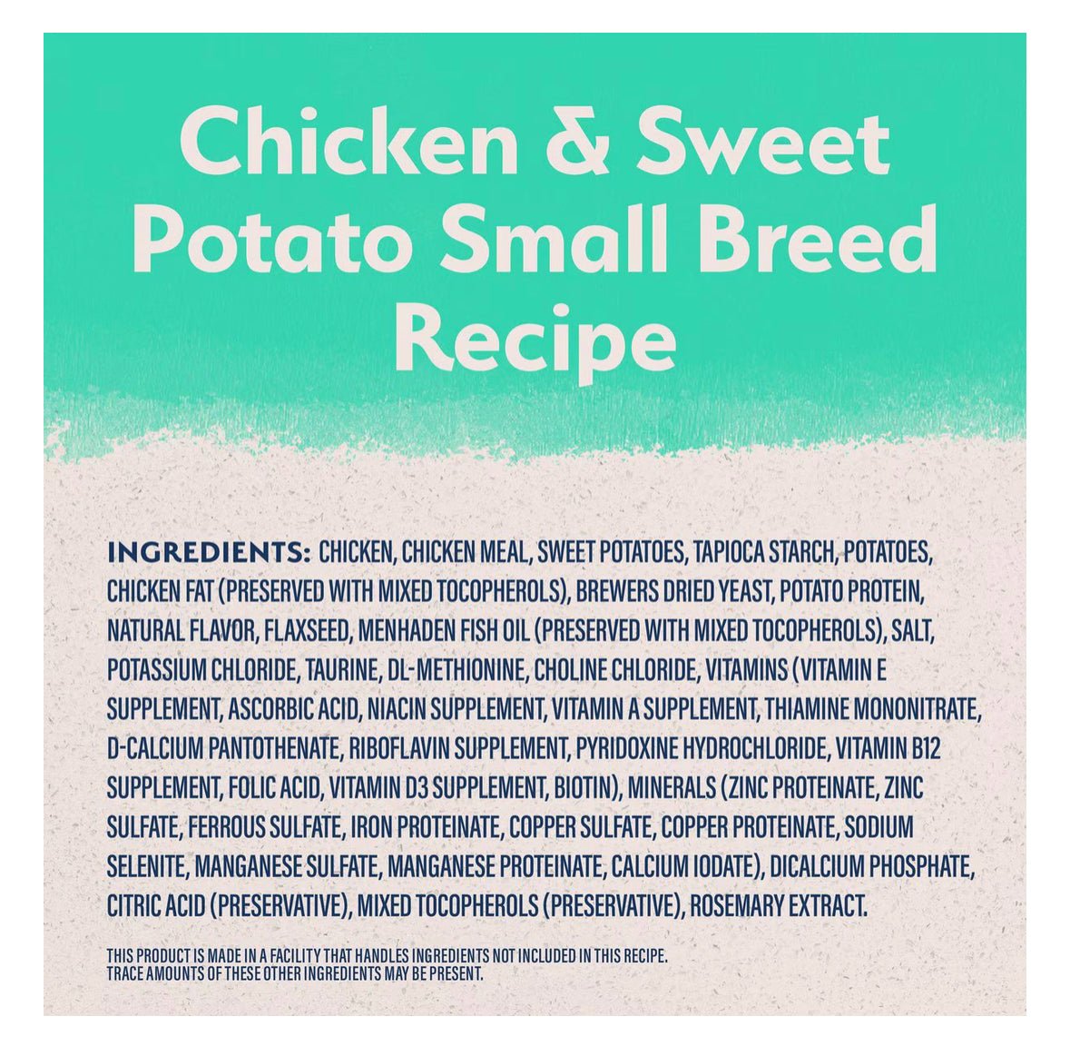 Natural Balance L.I.D. Limited Ingredient Diets Chicken & Sweet Potato Formula Small Breed Bites Grain - Free Dry Dog Food, 4 - lb bag