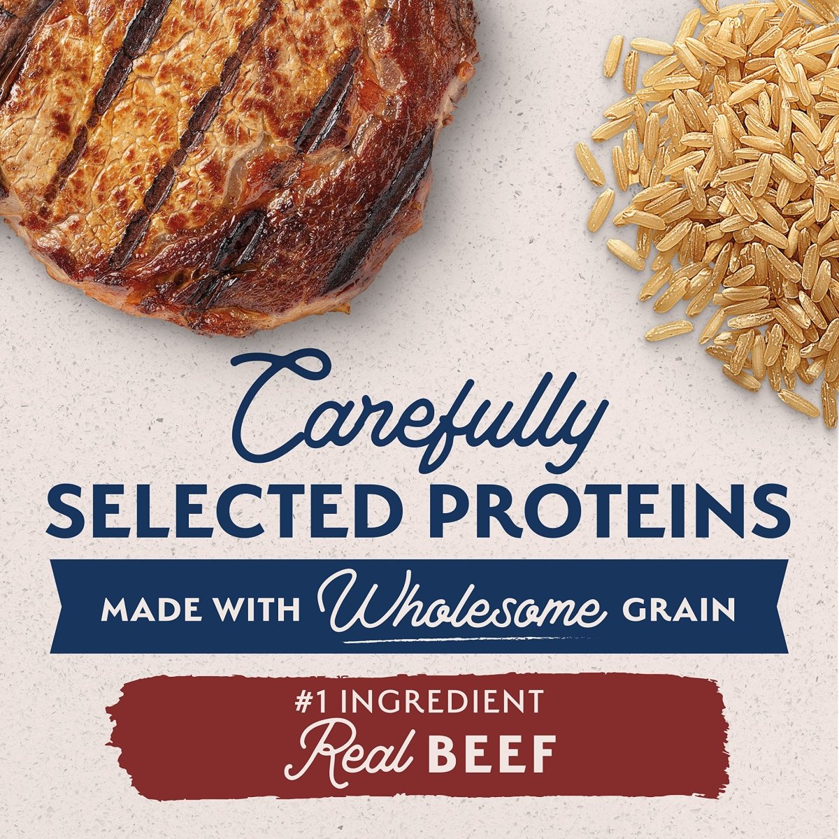 Natural Balance Limited Ingredient Adult Dry Dog Food with Healthy Grains, Beef & Brown Rice Recipe, 12 Pound - 723633689267