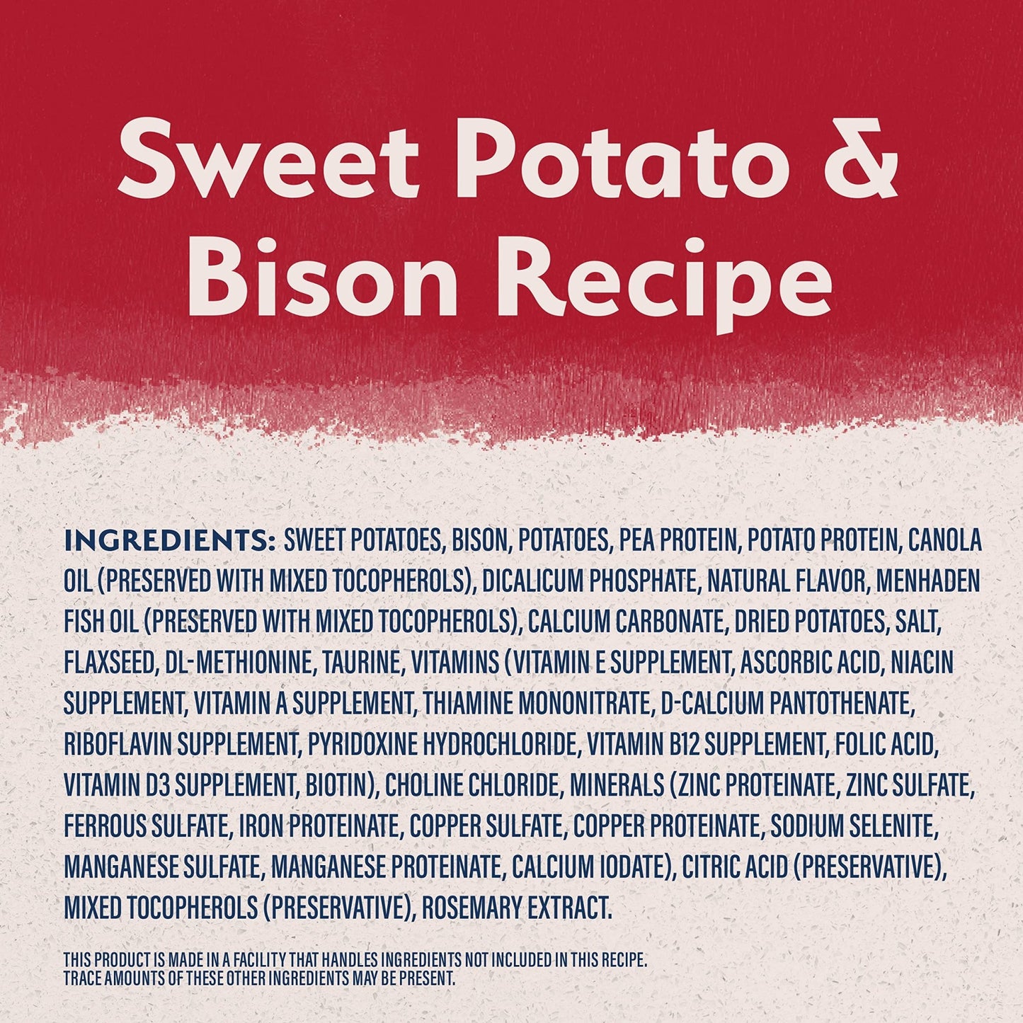 Natural Balance Limited Ingredient Adult Grain - Free Dry Dog Food, Reserve Sweet Potato & Bison Recipe, 22 Pound (Pack of 1)