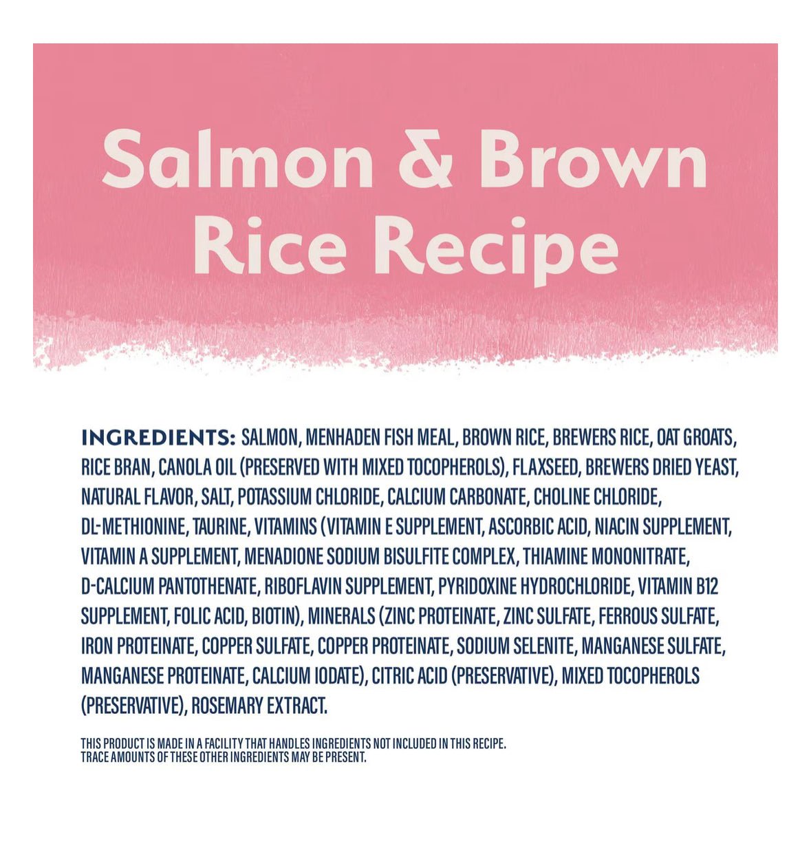 Natural balance salmon & brown rice recipe 24lb dry dog food kibble