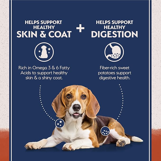 Natural balance salmon & sweet potato grain free 4lb dry dog kibble