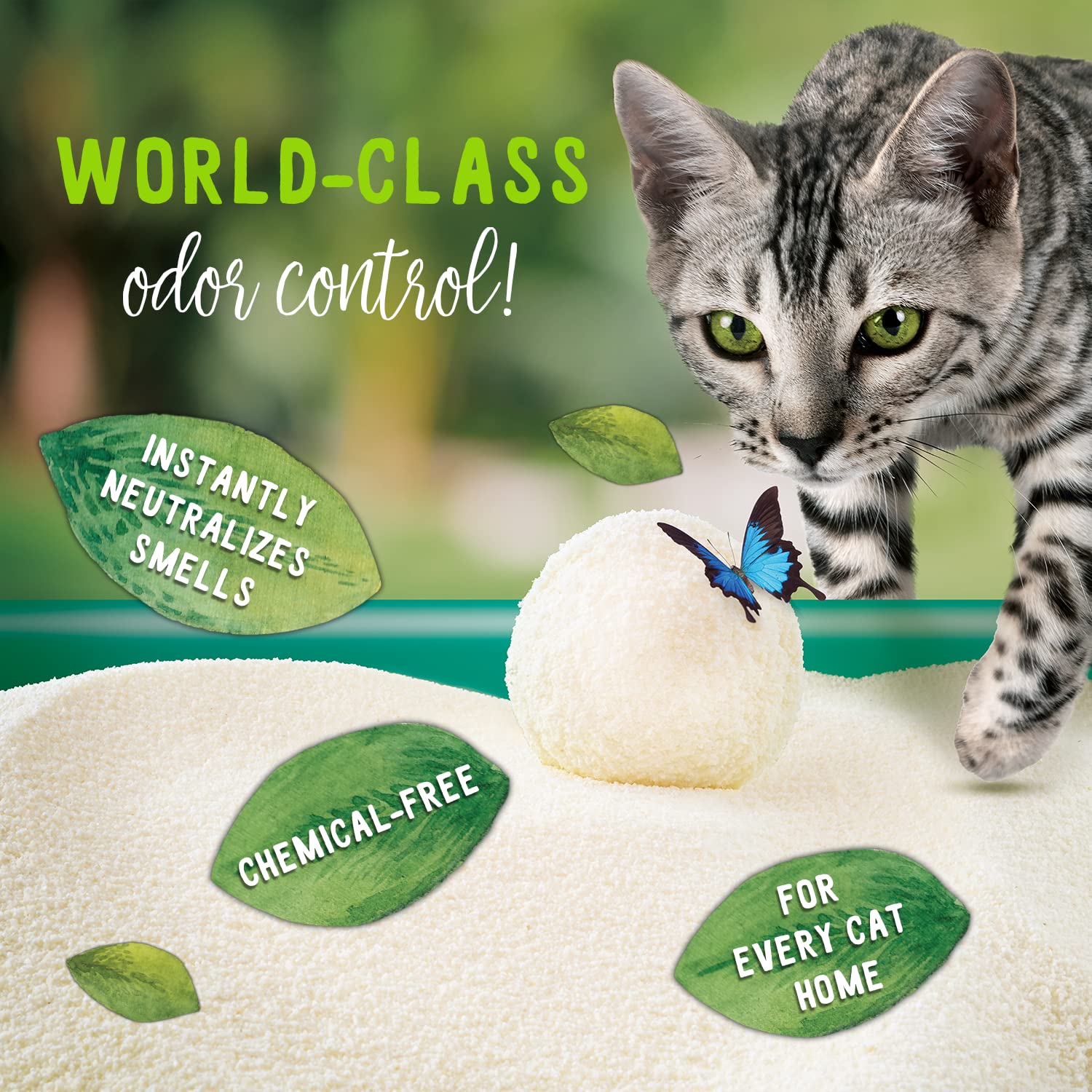 Natural Cat Litter, Large Grains, 26 lbs