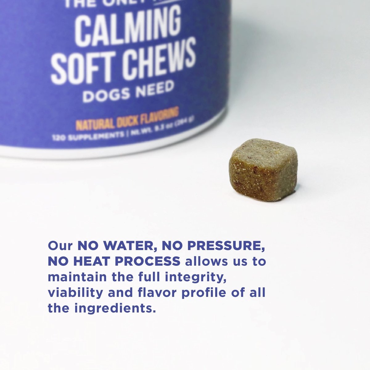 Natural Rapport Dog Calming Treats - The Only Calming Soft Chews That Dogs Need - 120ct Chews That Contain Chamomile to Alleviate Stress - 854106008237
