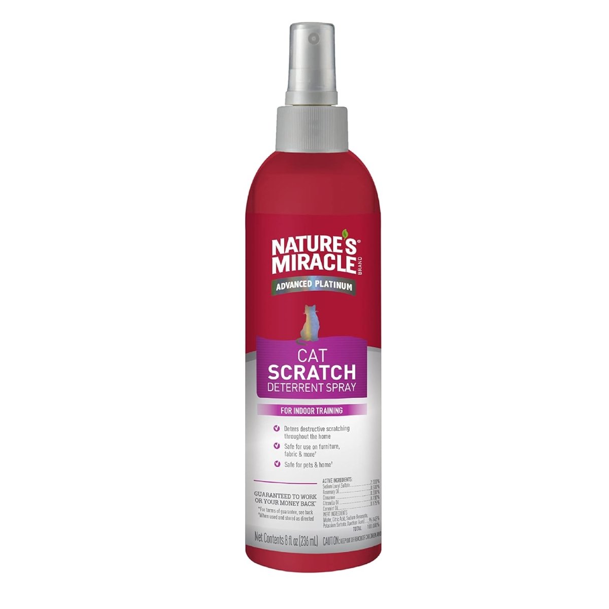 Nature's Miracle Advanced Platinum Cat Scratch Deterrent Spray - cat scratching spray - 018065284013