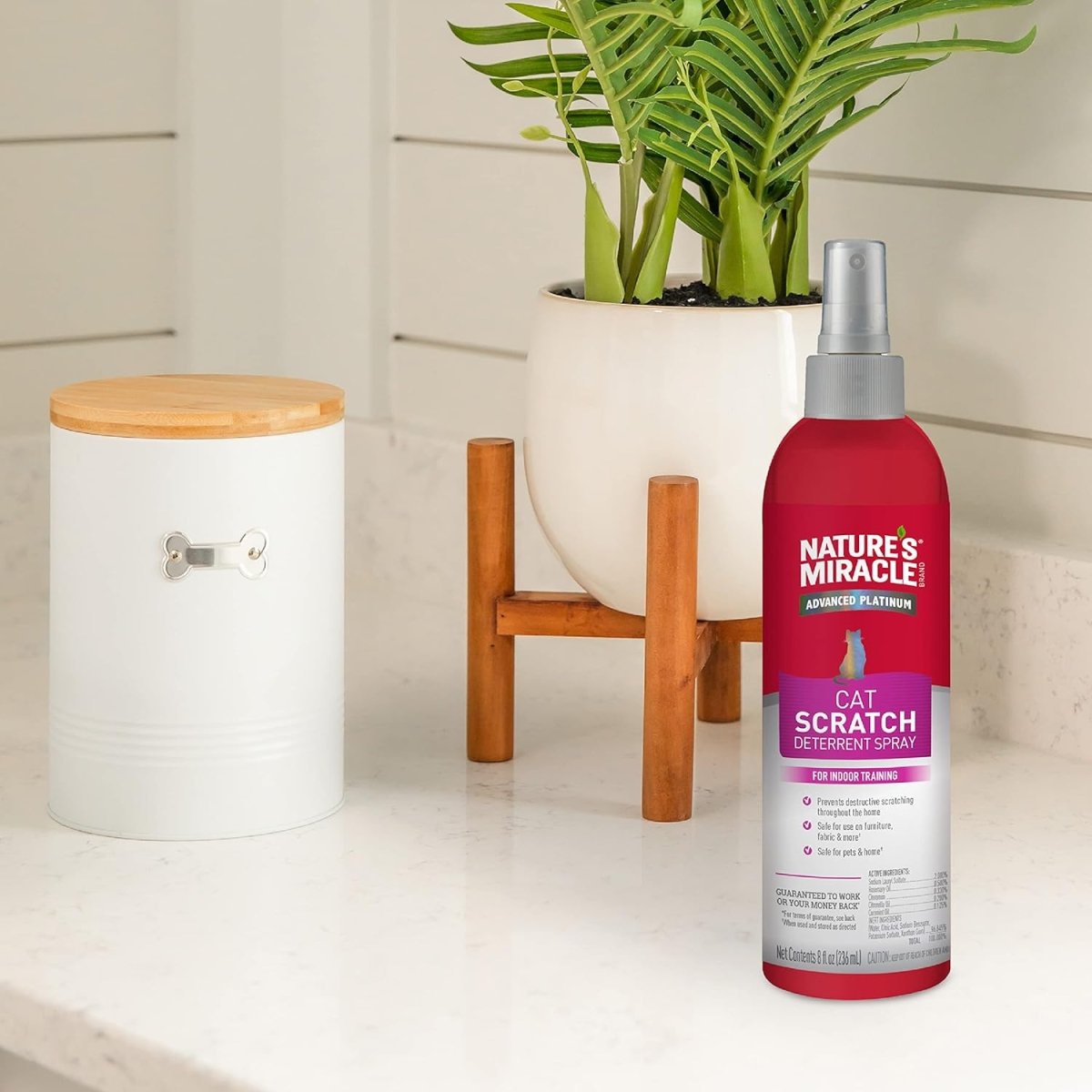 Nature's Miracle Advanced Platinum Cat Scratch Deterrent Spray - cat scratching spray - 018065284013