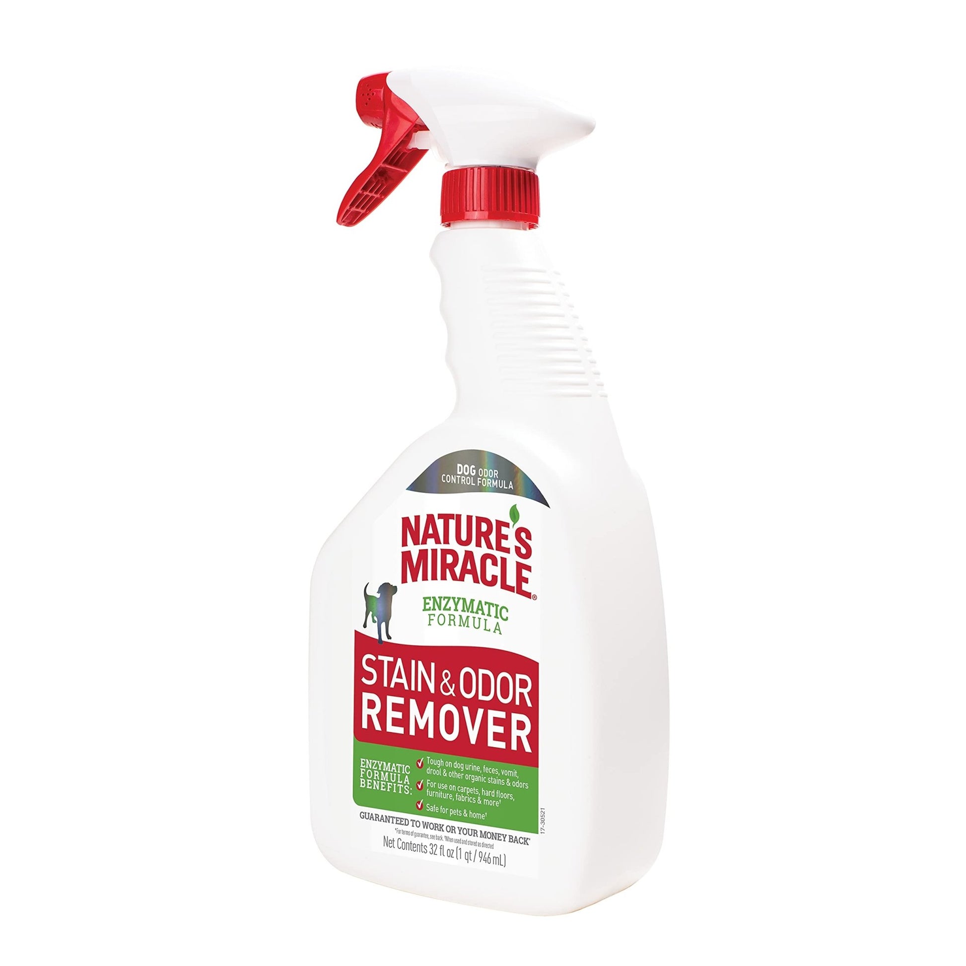 Nature'S Miracle Dog Stain And Odor Remover, Everyday Mess Enzymatic Formula, 32 Fl Oz