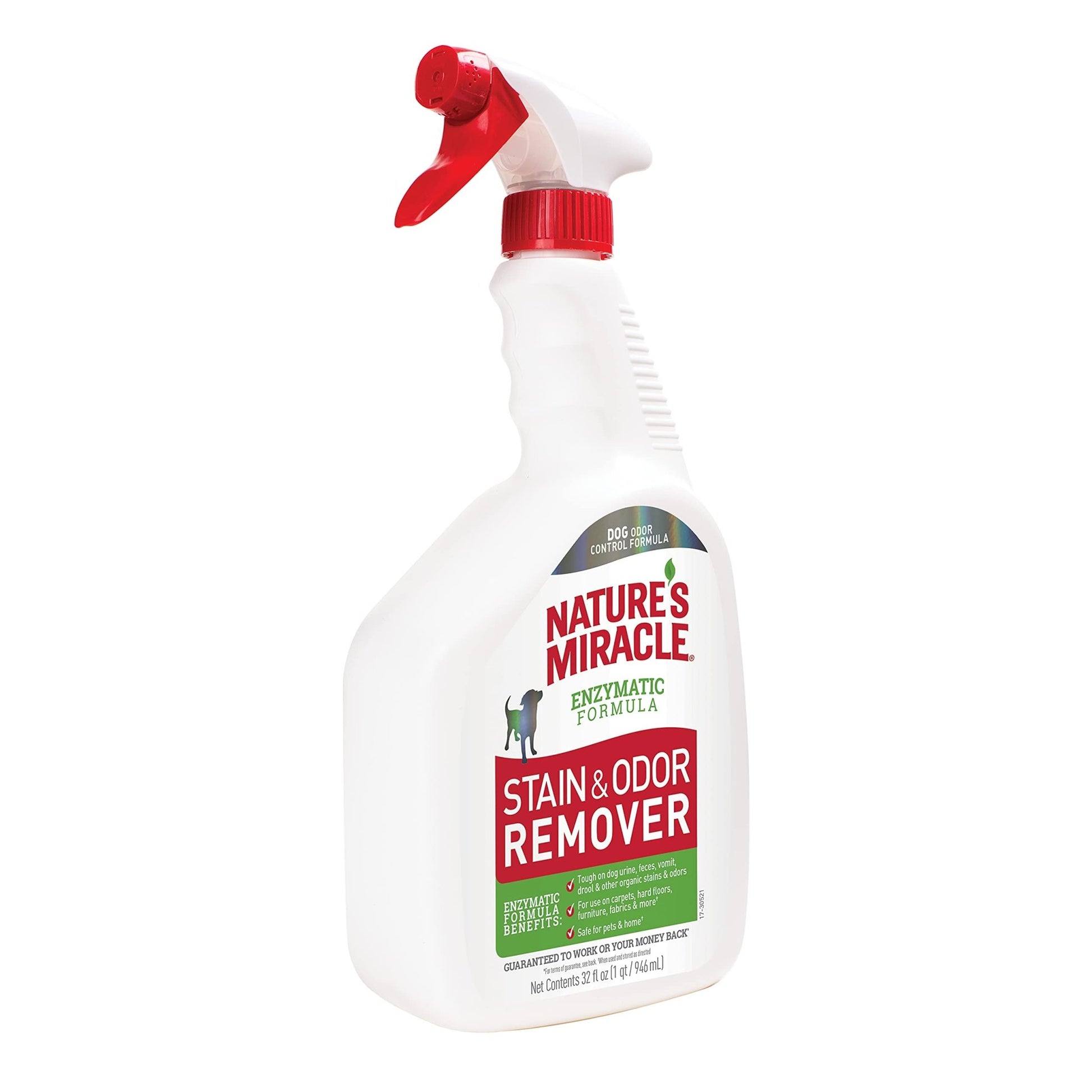 Nature'S Miracle Dog Stain And Odor Remover, Everyday Mess Enzymatic Formula, 32 Fl Oz