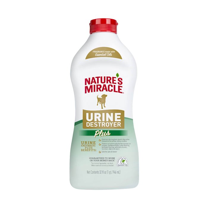 Nature's Miracle Enzymatic Formula Urine Destroyer Plus Dog Stain & Odor Remover, 32 - fl oz bottle