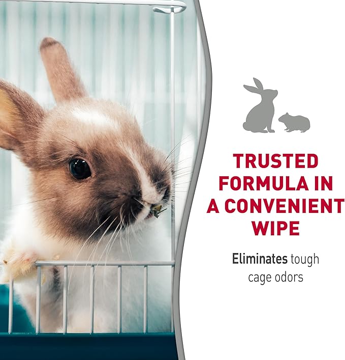 Natures miracle small animal cage scrubbing wipes 30 count