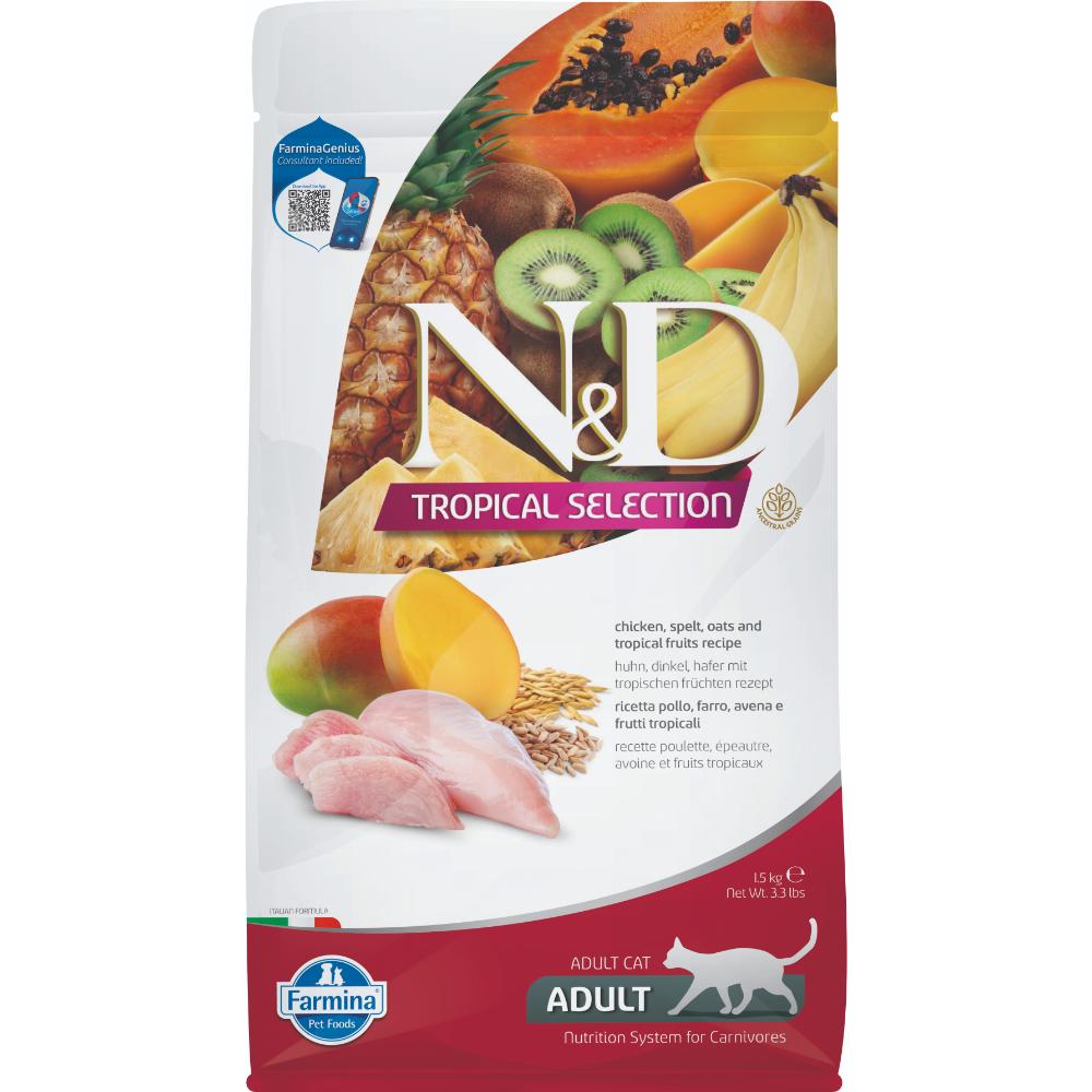 N&d tropical selection ckicken 3.3 lb dog food