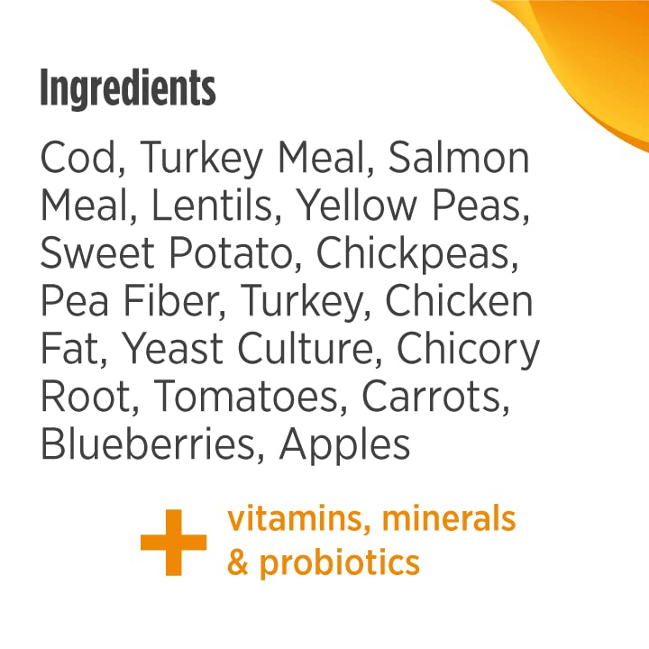 Nulo Adult Trim Grain - Free Healthy Weight Dry Dog Food with BC30 Probiotic, Cod and Lentils Recipe, 24 lb Bag